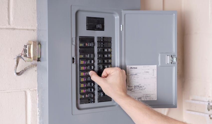 Circuit Breaker Electrical Repair Tripped Circuit Breaker